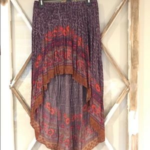 High-low Free People skirt, Small